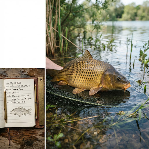 A premium close-up photo of a beautiful carp fish, natural colors, bright and clean editorial style